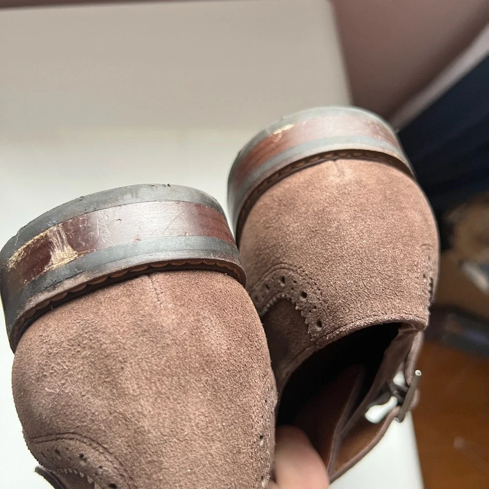 Vintage Foundry Co. Simon Monk‎ Strap Brown Leather Shoes